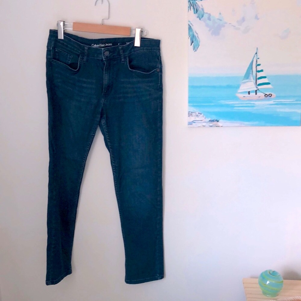 CK slim boyfriend jeans